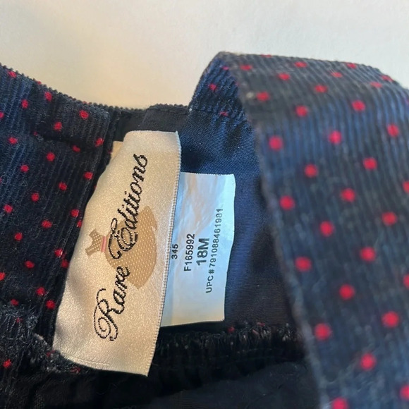 Rare Editions - 18 month, navy and red polka dot dress - Picture 5 of 5